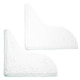 thumbnail image 1 of 2pcs Shower Bathtub Splash Guards Clear Wash Basin Splash Guards Bathtub Splash Guards, 1 of 9