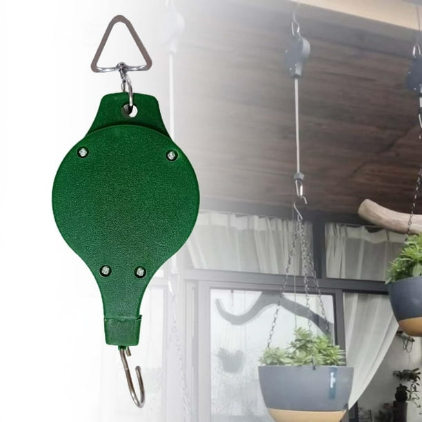Retractable Plant Pulley, Flower Basket Hanging Pulley