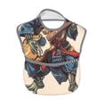 thumbnail image 2 of Hirioo Samurai Frog Guitar for Baby Waterproof Pocket Bib Adjustable Closed for Babies Toddlers with Large Pocket 6-24Months, 2 of 8