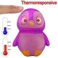 thumbnail image 2 of Juguete antiestrés elástico de PU que cambia de color con la temperatura, con forma de pingüino blando, aroma de liberación lenta, para niños mayores de 6 años, 2 of 7
