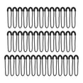 thumbnail image 4 of Miangastore 1 Set 40Pcs Semicircle Zipper Clips Clothes Bags Zipper Replacements (Black), 4 of 8