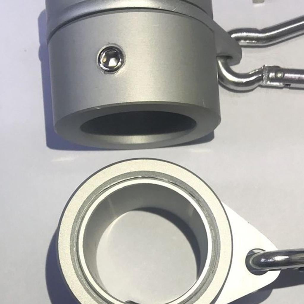 Poteau de Drapeau en Aluminium S, Clip de Montage de Mât de Montage, Clip de Rotation S, Anti Wrap Mât Œillet S Pivotants