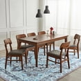 thumbnail image 3 of Ultrug Vintage Floral Print Rugs Soft Boho Carpet Retro Distressed Area Rug for Living Room Bedroom Home Decor,4'x6',Brown, 3 of 7