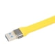 thumbnail image 2 of Câble USB mâle vers Type C mâle 10 Gbit/s 5 A 13,8 cm de longueur flexible FPC jaune Câble de données USB C vers USB pour les déplacements au bureau, 2 of 4