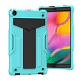 thumbnail image 2 of Galaxy Tab A 10.1 2019 Case T510 T510, Allytech Heavy Duty Protection Multi Angle Viewing Stand Shockproof Kids Friendly Rugged Back Cover Case for Samsung Galaxy Tab A 10.1" 2019, Aqua/Black, 2 of 4