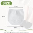 thumbnail image 2 of 6 Pairs Toe Topper Socks Women Invisible Socks Toe Cover Liner Half Socks Seamless Non-Slip Toe Half Socks, 2 of 6