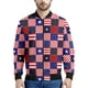 thumbnail image 2 of Chaqueta con estampado de estrellas y bandera estadounidense para hombre, chaqueta con cremallera estampada en 3D, abrigo informal holgado, sudadera con cremallera para primavera y otoño, 2 of 4