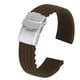 thumbnail image 2 of Reloj Correa Banda Buzo Buceo jinwen Caucho Silicona Impermeable 20mm Café Unisex, 2 of 8