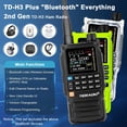 thumbnail image 3 of Ham Radio TIDRADIO TD-H3 Plus, Bluetooth-Headphone-connectable, Web Upgrade, APP PC Wireless Programming, 8-Band Long Range Walkie Talkies NOAA Weather Two-Way Radio Handheld for Survival Gear 2 Pack, 3 of 10