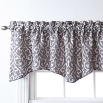 Twill & Birch Belle Maison USA, LTD. Bryce Chenille Scalloped Curtain Valance with Cording