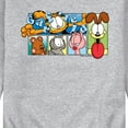 thumbnail image 3 of Garfield -  Character Grid - Men's Crew Neck Fleece Pullover, 3 of 5