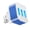 Blue, variant on Small USB2.0 Adapter Multi USB Splitter Extender Computer Accessories 1 Male To 3 Port Multiple Expander For Laptop