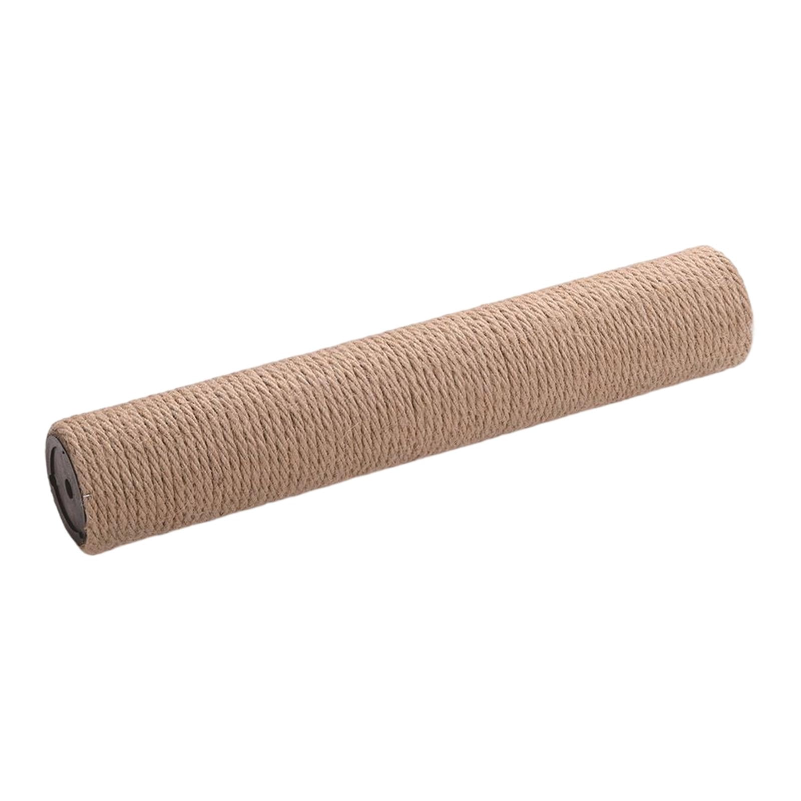 EHJRE 1Pack Cat Tree Refill Rod Scratching Post Scratching Post Carpets Protective Climbing Diameter 2.8 Inch Grinding Claws Replacement for Cat Scratching , Yellow H 25cm