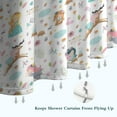 thumbnail image 6 of Colorful Forest Princess Pattern Shower Curtain 72"x72" ,Bathroom Decorative Shower Curtains Set with 12 Hooks,Modern Waterproof Washable Shower Curtain, 6 of 6