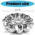 thumbnail image 3 of RUISINERY Sun Flower Shape Cake Mould Stainless Steel Pie Crust Cutter Decorative Dessert Mold for Creative Baking Enthusiasts, 3 of 7