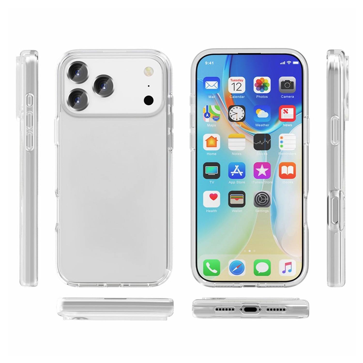 Prime Transparent Case for iPhone 17 Pro - Clear