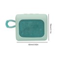 thumbnail image 3 of Estuche De Silicona Funda de silicona Estuche de transporte de viaje a prueba de polvo Funda protectora suave para JBL GO 3, 3 of 5