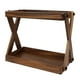 thumbnail image 1 of Estante de madera para encimera de cocina, estilo retro, de 2 niveles, organizador de condimentos para cocina, mostrador, dormitorio, oficina y baño., 1 of 9