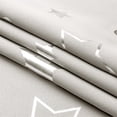 thumbnail image 2 of Clearance! Blackout Curtains for Kids Bedroom Nursery,Foil Shiny Big Star and Moon Room Darkening Space Theme Window Curtain for Boys Baby 63x52inches Beige, 2 of 8