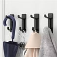 thumbnail image 4 of Bathroom door hook organizer rack, multi-functional adhesive hook, hanging hook, no drilling required, bedroom storage rack, wall-mounted clothes hanger., 4 of 6