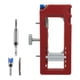 thumbnail image 5 of Bisagra de puertas Bisagra Mortiser Versátil Plantilla de enrutador del kit de instalación para el accesorio de muebles de carpintería práctico Rojo, 5 of 8