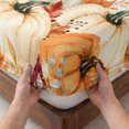 thumbnail image 3 of Twin Sze Fitted Sheet Set - Pumpkins Fall 2 Piece Bedding Sets 16" Deep Pocket Fitted Sheet with 1 Pillowcase, Maple Leaves Thanksgiving Farmhouse Brushed Microfiber Hotel Luxury Bed Sheets, 3 of 9