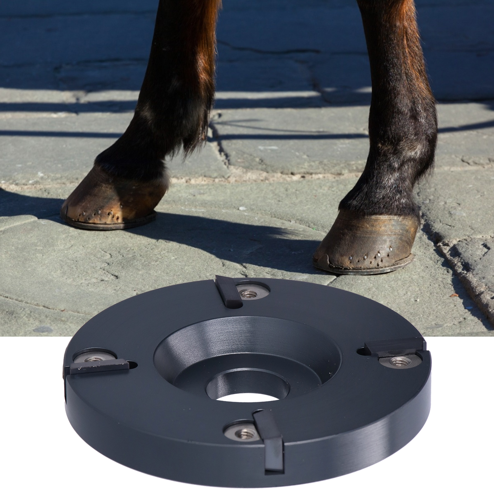 Tebru Hoof Trimming Cutter,Electric Hoof Trimming Disc Plate Tool with