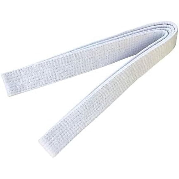 Double Wrap Taekwondo Belt Karate Judo Hapkido Martial Arts Uniform Color Rank Belt 220cm/280cm (1) White White