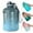 Blue, variant on Djiypn Big Water Bottle, Half Gallon Drinking Water, 2.2L/74oz, Great for Gym Fitness Workout Sports Hiking and More