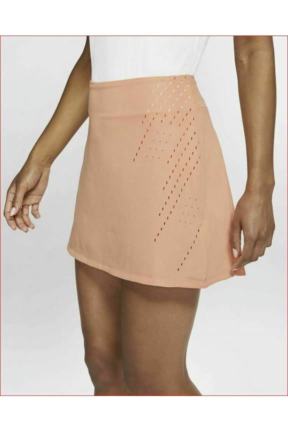 new NIKE Dry Golf women tennis skirt shorts skorts CI9878-885 orange sz XL $90