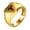 Gold Aries, variant on Women Men's Love Heart 12 Zodiac Signs Stainless Steel Polished Ring Vintage Personalized Jewelry Silver Pisces Size 9