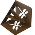 thumbnail image 2 of Garden Bloom 11023BL Bloom Dragonfly Instabrace Garden Flower Raised Bed Corners, 9.5", Brown, 2 of 7