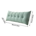thumbnail image 2 of Cushion Pillow Rectangular Large Backrest Sofa Waist Soft Bag Bedroom Bed Cushion Removable And Washable Decorative Pillows for Living Room Set Throw Pillows Bohemian Flower Pillows Decorative Throw, 2 of 3