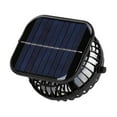 thumbnail image 2 of Elodie Solar Fan Cooling Fan Lightweight USB Personal Fan for Hiking Summer Outdoor Square Panel 7cmx6cm, 2 of 8