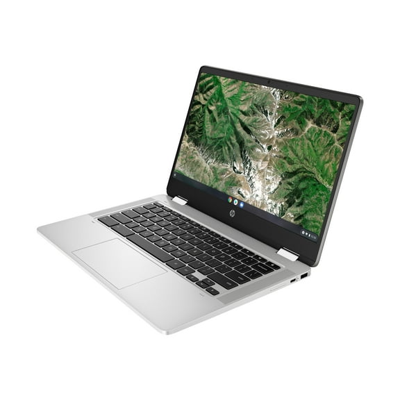 HP Chromebook x360 14a-ca0022nr - Flip design - Pentium Silver N5000 / 1.1 GHz - Chrome OS 64 - 4 GB RAM - 64 GB eMMC - 14" touchscreen 1366 x 768 (HD)