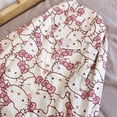 thumbnail image 2 of Sanrio-Pijama de Hello Kitty para mujer, ropa de dormir de manga larga, pantalones largos, cárdigan, traje de dibujos animados para el hogar, conjunto de 2 piezas, primavera y otoño, 2 of 3
