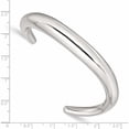 thumbnail image 4 of Stainless Steel Polished Curved Bangle Made In China -Jewelry By Sweet Pea, 4 of 7
