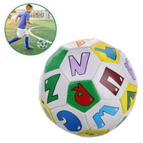 HOOWIFFY Indoor Soft Soccer with Alphabet Design, and for Kids, Perfect for Home and Indoor Play