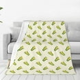 thumbnail image 1 of Balery Corn Manta de Felpa Suave y Acogedora – Cobija de Franela Aterciopelada para Cama, Lavable y Cálida para Sofá, Mascotas, Transpirable-50"x40", 1 of 7