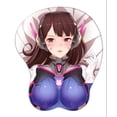 thumbnail image 1 of Hanzo D.VA MEI Mccree Genji Anime 3D Oppai Mouse Pad, alta definición Gaming, reposamuñecas LIUWENJING unisex, 1 of 2