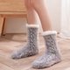 thumbnail image 5 of Calcetines de mujer informales de invierno para el hogar, cálidos, gruesos y de forro polar, calcetines cálidos para mujer, 5 of 9
