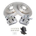 thumbnail image 3 of TRQ Rear Brake Pad & Rotor Kit Brake Caliper Brake Pads Brake Rotor Semi-Metallic Solid Fits Select 2005-2007 Ford Five Hundred Freestyle 2008-2009 Taurus Taurus X Mercury Montego Sable, 3 of 5