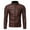 Coffee, variant on Men Leather Jackets Zip-Up Slim Biker Coat Lightweight Winter Motorcycle Lapel Faux Bomber Jacket Solid Trendy Coffee M