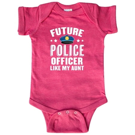 

Inktastic Future Police Officer Like My Aunt Gift Baby Boy or Baby Girl Bodysuit
