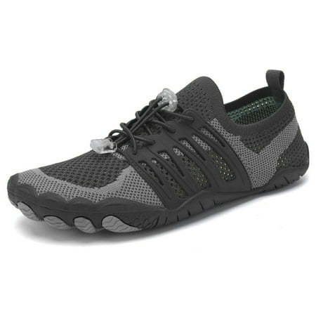 

Aousin Shoes Breathable Diving Sneakers Wear-resistant Running Shoes for Women Men (Black 9.5)
