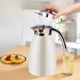 thumbnail image 5 of SOGA 2.2L Stainless Steel Insulated Vacuum Flask Coffee Water Jug Thermal White, 5 of 10