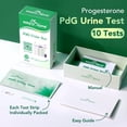 thumbnail image 4 of Easy@Home PdG Test Strips: Track Ovulation Insights with Progesterone Urine Tests – at Home Fertility Test for Women with Premom Ovulation App - PdG (Pregnanediol Glucuronide) Tests – 10 Pack, 4 of 10