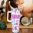 thumbnail image 3 of Mimi Tumbler 40oz - Grandmother Gift from Grandchildren - Stainless Steel Insulated Cup with Handle - Mothers Day Birthday Present, 3 of 6