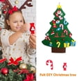 thumbnail image 4 of DIY árbol de Navidad puerta pared 3D estéreo fieltro colgantes regalos adornos decoración (A) Sywqhk Libre de BPA, 4 of 5