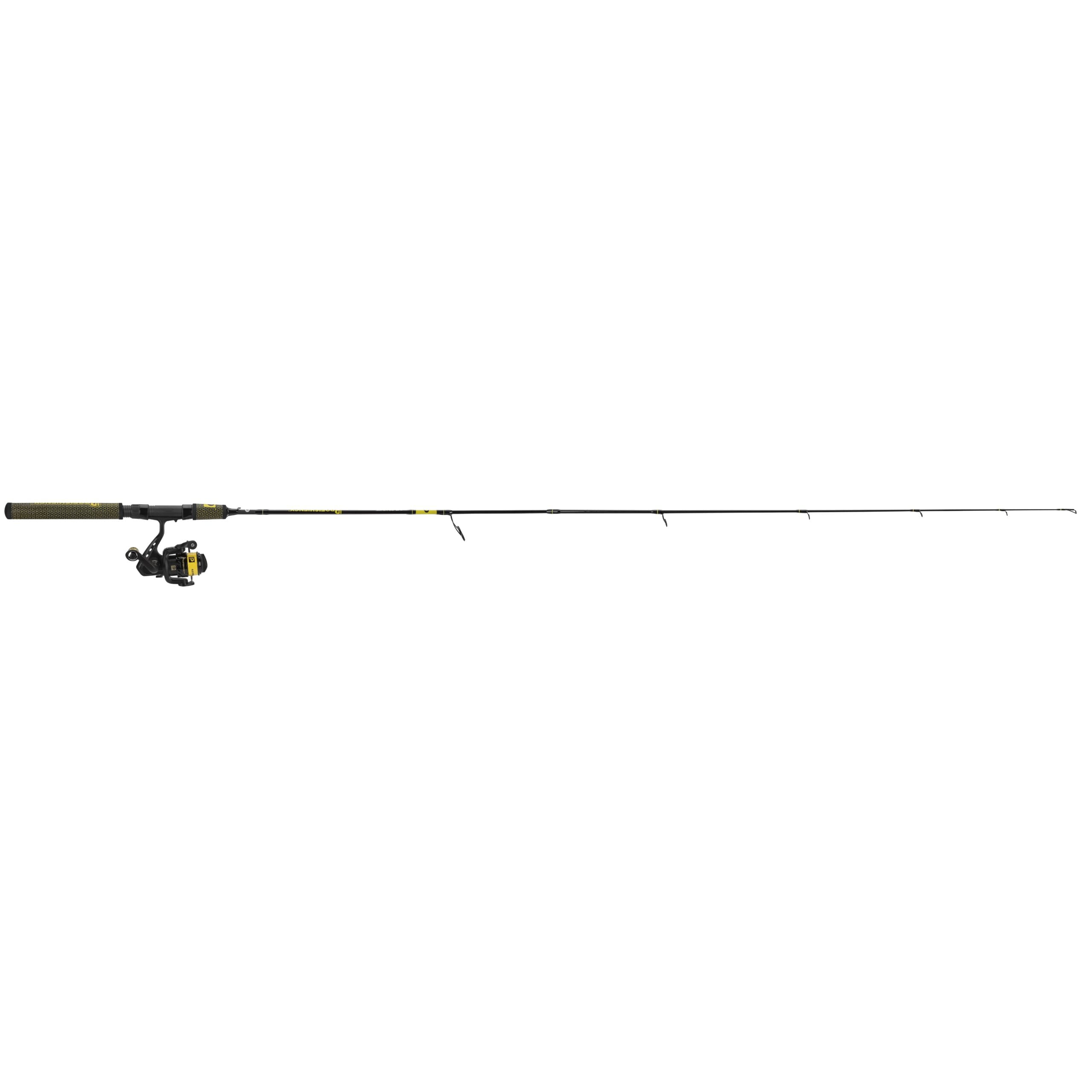 ProFISHiency Bumblebee 5ft 6in Micro Spinning Graphite Fishing Pole & Reel Combo, Moderate Action